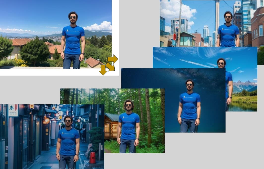 Background change demo